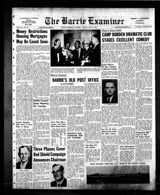 Barrie Examiner, 3 May 1957