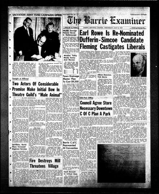 Barrie Examiner, 8 May 1957