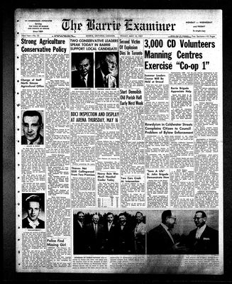 Barrie Examiner, 10 May 1957