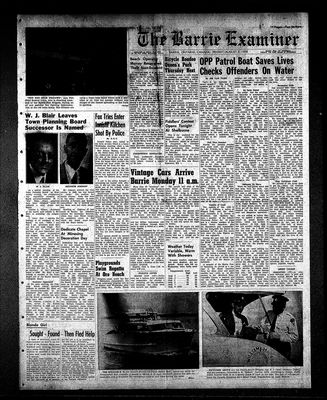 Barrie Examiner, 8 Aug 1958