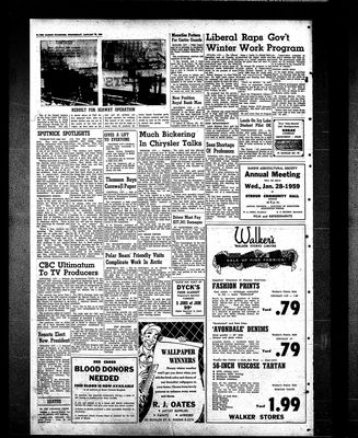 Barrie Examiner, 21 Jan 1959