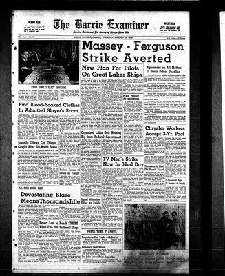 Barrie Examiner, 29 Jan 1959