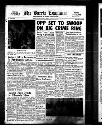 Barrie Examiner, 30 Jan 1959