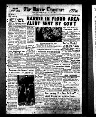 Barrie Examiner, 3 Mar 1959