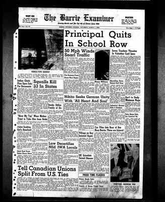 Barrie Examiner, 7 Mar 1959