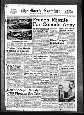 Barrie Examiner, 16 Apr 1959