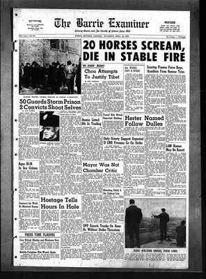 Barrie Examiner, 18 Apr 1959