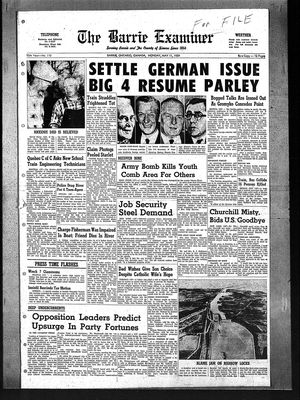 Barrie Examiner, 11 May 1959