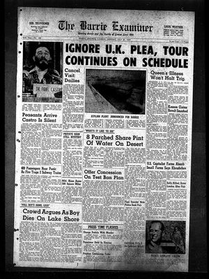 Barrie Examiner, 20 Jul 1959