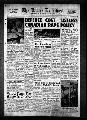 Barrie Examiner, 31 Jul 1959