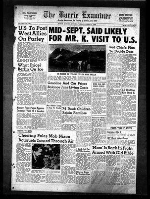 Barrie Examiner, 4 Aug 1959