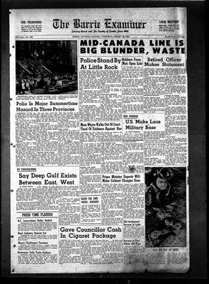 Barrie Examiner, 13 Aug 1959