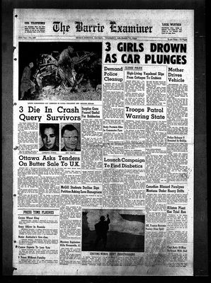 Barrie Examiner, 12 Nov 1959