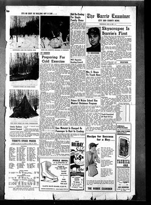 Barrie Examiner, 16 Dec 1959