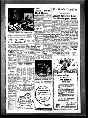 Barrie Examiner, 25 Jan 1960