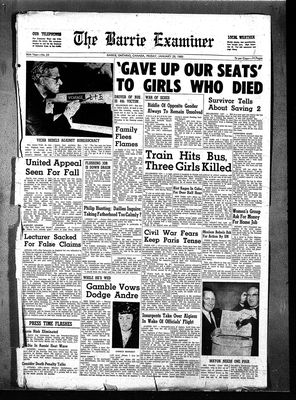 Barrie Examiner, 29 Jan 1960