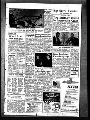 Barrie Examiner, 10 Mar 1960