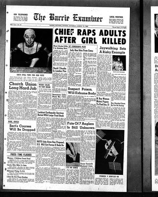 Barrie Examiner, 12 Mar 1960