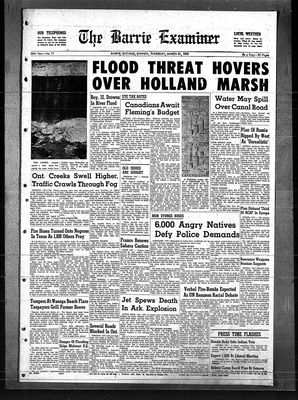 Barrie Examiner, 31 Mar 1960