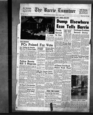 Barrie Examiner, 1 Apr 1960