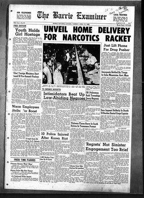 Barrie Examiner, 12 Apr 1960