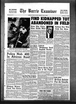 Barrie Examiner, 18 Apr 1960