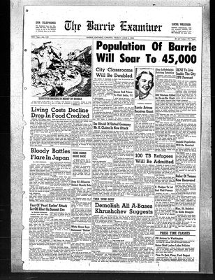 Barrie Examiner, 3 Jun 1960