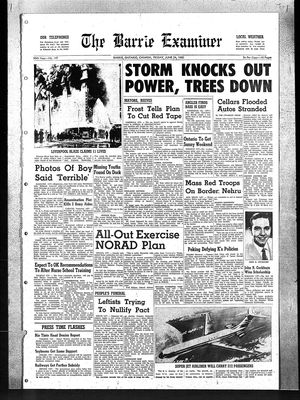 Barrie Examiner, 24 Jun 1960