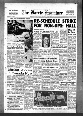 Barrie Examiner, 14 Dec 1960