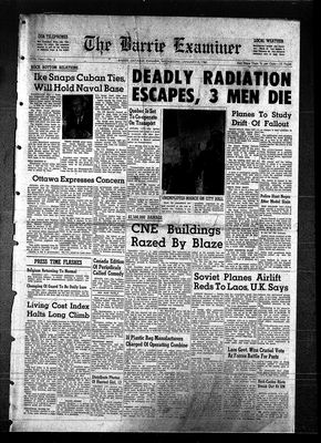 Barrie Examiner, 4 Jan 1961