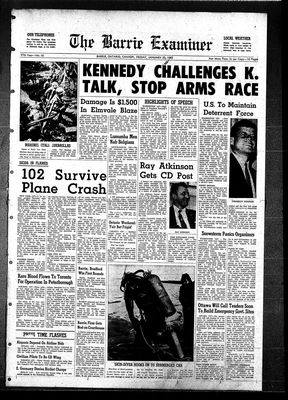 Barrie Examiner, 20 Jan 1961