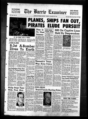 Barrie Examiner, 24 Jan 1961