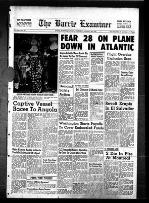 Barrie Examiner, 26 Jan 1961