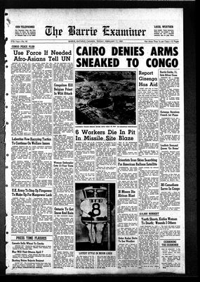 Barrie Examiner, 17 Feb 1961