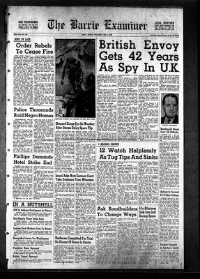 Barrie Examiner, 3 May 1961