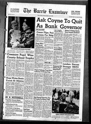 Barrie Examiner, 13 Jun 1961