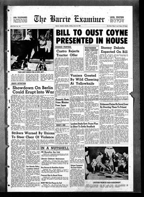 Barrie Examiner, 23 Jun 1961