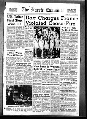 Barrie Examiner, 29 Jul 1961