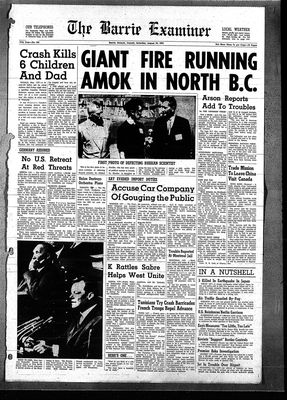 Barrie Examiner, 19 Aug 1961