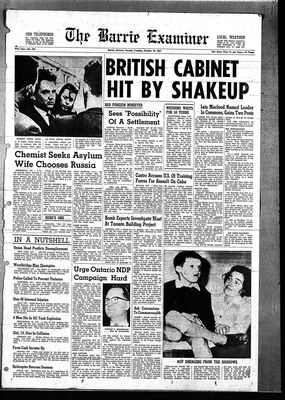 Barrie Examiner, 10 Oct 1961