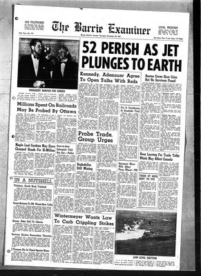 Barrie Examiner, 23 Nov 1961