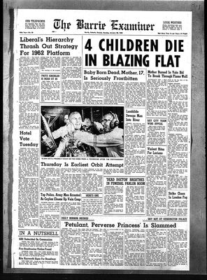 Barrie Examiner, 29 Jan 1962