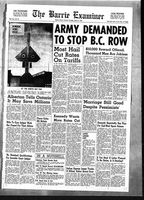 Barrie Examiner, 8 Mar 1962