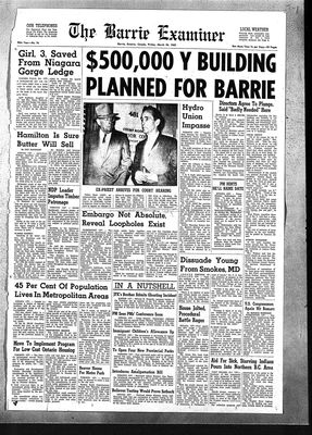 Barrie Examiner, 30 Mar 1962