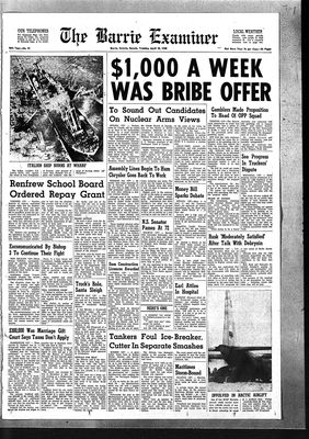 Barrie Examiner, 17 Apr 1962