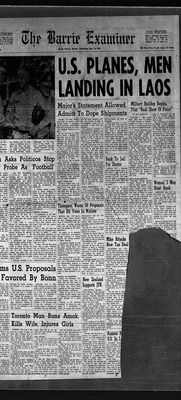 Barrie Examiner, 16 May 1962