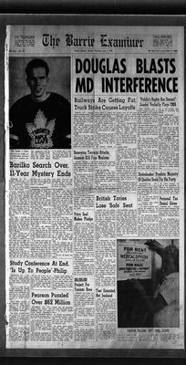 Barrie Examiner, 7 Jun 1962