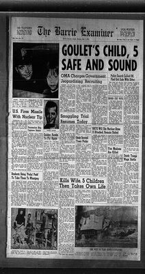 Barrie Examiner, 7 May 1962