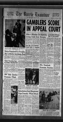 Barrie Examiner, 8 May 1962