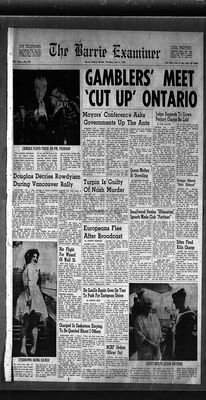 Barrie Examiner, 14 Jun 1962